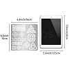Stainless Steel Cutting Dies Stencils DIY-WH0238-135-2