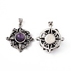 Natural Amethyst Pendants KK-A173-07AS-02-2