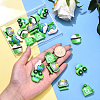 20Pcs 5 Styles Environmental Protection Theme Opaque Resin Cabochons CRES-YW0001-40-4