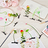102pcs 17 style Bean Sprout Plastic Alligator Hair Clips PHAR-CP0001-21-4