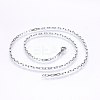 Non-Tarnish 304 Stainless Steel Box Chain Necklaces NJEW-F226-07P-12-1