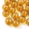 Transparent Blow High Borosilicate Glass Globe Beads X-GLAA-T003-09C-4