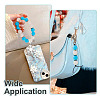 DIY Round Silicone Focal & Flat Round Iron Rhinestone Spacer Beads Jewelry Finding Making Kits DIY-TA0011-85-8