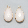 Natural White Jade Pendants G-S221-01G-1