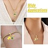 6Pcs 6 Styles Brass Enamel European Dangle Charms KK-CJ0003-95-7
