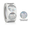 Self-Adhesive Paper Thank You Roll Stickers X-PAAG-PW0001-150E-1