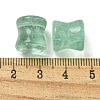 Natural Green Aventurine Ear Gauges Flesh Tunnels Plugs EJEW-P293-02B-3