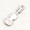Tibetan Style Alloy Violin Pendants TIBEP-EA11011Y-FF-2