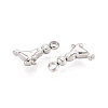 304 Stainless Steel Charms STAS-T067-89P-2