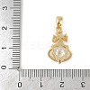 Brass Clear Glass Pendants RGLA-M002-05G-3