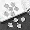 SHEGRACE Valentine's Day Brass Clear Cubic Zirconia Pendants XGRQ3K134-539P-4