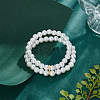 2Pcs 2 Colors Rhodium Plated 925 Sterling Silver Micro Pave Clear Cubic Zirconia Twister Clasps FIND-PH0018-35A-5