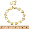 304 Stainless Steel Link Bracelets BJEW-U019-03G-5