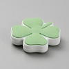 Clover Food Grade Eco-Friendly Silicone Beads SIL-WH0014-29B-2