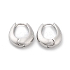 Non-Tarnish 304 Stainless Steel Hoop Earrings LS-EJEW-H115-37P-1