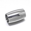 Tarnish Resistant Column 304 Stainless Steel Magnetic Clasps with Glue-in Ends LS-STAS-D059-14D-1