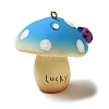 Mushroom Resin Big Pendants LS-CRES-B013-A03-1