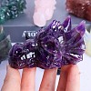 Natural Amethyst Carved Dragon Head Figurines PW-WGCF919-06-2