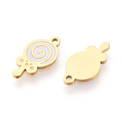 304 Stainless Steel Enamel Charms STAS-T065-59G-01-1