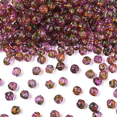 Picasso Transparent Glass Beads SEED-Q039-04O-1