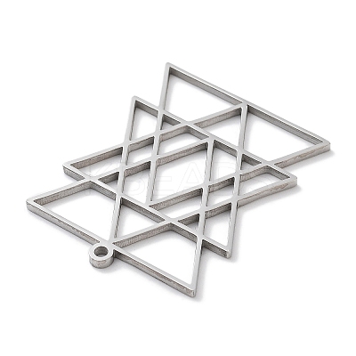 Anti-Tarnish 304 Stainless Steel Pendants LS-STAS-U030-05P-1
