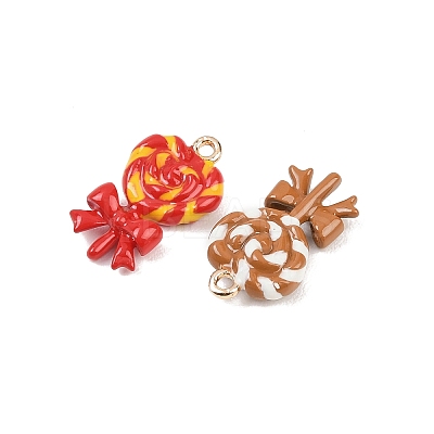 Alloy Enamel Pendants ENAM-A012-03G-1