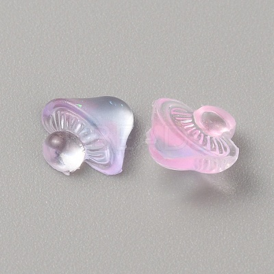 Mushroom Luminous Resin Cabochons MRMJ-TAC0009-07G-1