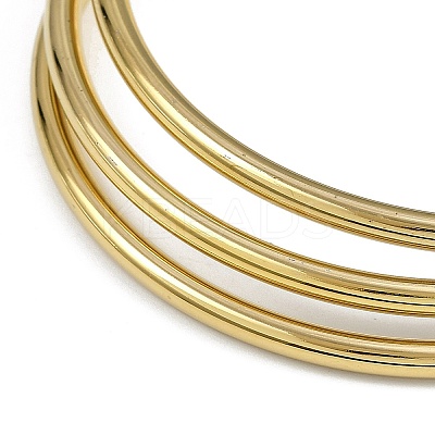 7Pcs Round Vacuum Plating PVD Vacuum Plating 201 Stainless Steel Bangles Sets for Women BJEW-F476-08G-01-1