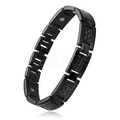 Stainless Steel Panther Chain Watch Band Bracelets JB660A-1