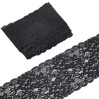 5Yards Polyester Lace Trim Ribbon for Jewelry Making OCOR-GF0004-78B-1