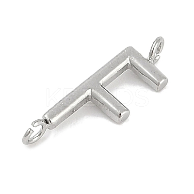 304 Stainless Steel Letter Connector Charms LS-STAS-M108-01P-06-1