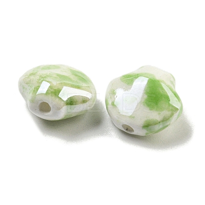 Shell Shape Handmade Porcelain Beads X1-PORC-E022-01D-1