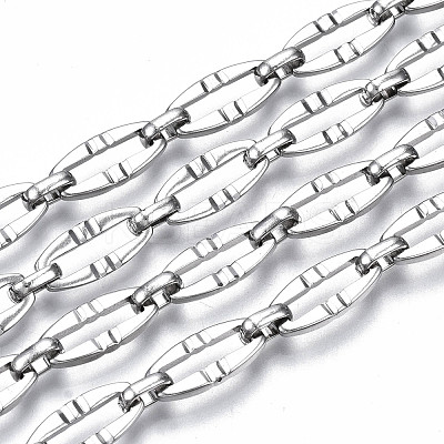 Tarnish Resistant 304 Stainless Steel Chains CHS-T003-11P-NF-1
