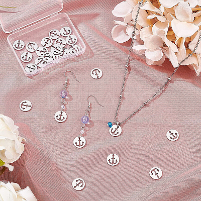 30Pcs 304 Stainless Steel Charms STAS-BC0002-97-1