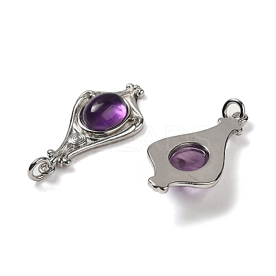 Natural Amethyst Pendants G-C096-03P-09-1