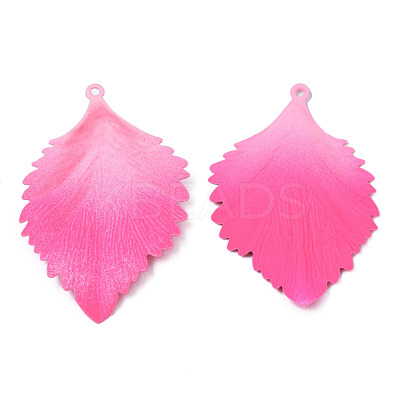 Spray Painted Iron Big Pendants IFIN-N008-034D-1