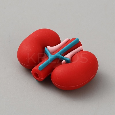 Viscera Food Grade Eco-Friendly Silicone Focal Beads SIL-CJC0007-16A-1