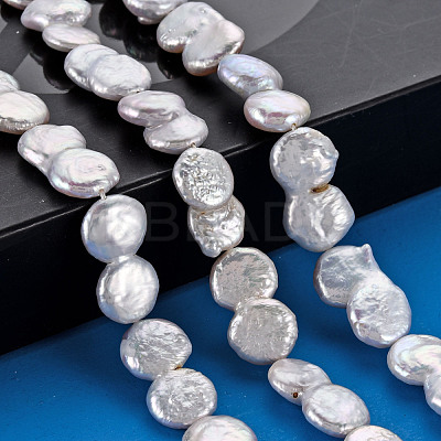 Natural Keshi Pearl Beads Strands PEAR-S018-01B-1
