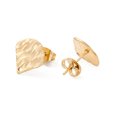 304 Stainless Steel Stud Earring Findings STAS-G270-02G-06-1