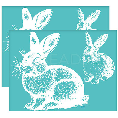 Self-Adhesive Silk Screen Printing Stencil DIY-WH0638-031-1
