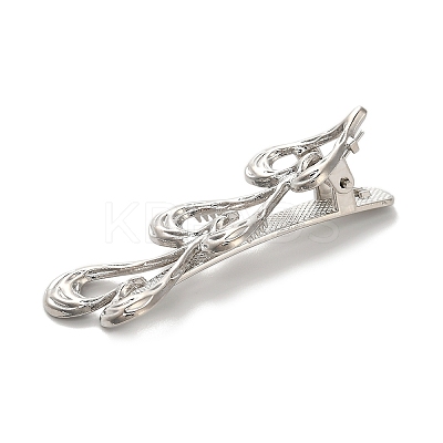 Alloy Alligator Hair Clips AJEW-A061-01E-P-1