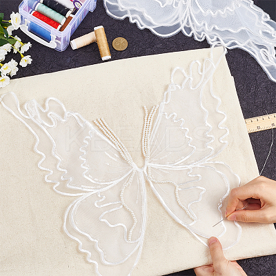 Polyester & Cotton Embroidery Sew On Clothing Patches PATC-WH20004-04B-02-1
