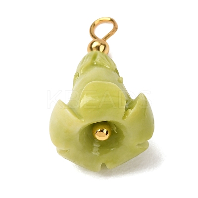 Dyed Synthetic Coral Pendants GG-CBAC295-02G-01-1