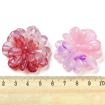 Luminous Transparent Epoxy Resin Decoden Cabochons CRES-M032-04G-1