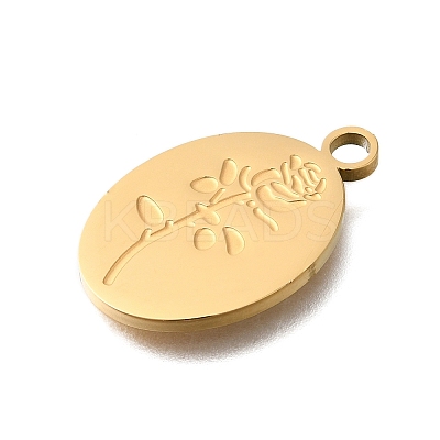 PVD Vacuum Plating 201 Stainless Steel Pendants STAS-C111-03G-1