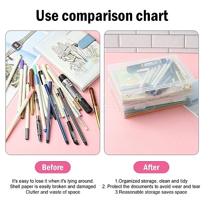 Multipurpose Plastic Certificate Storage Box CON-YW0001-57-1