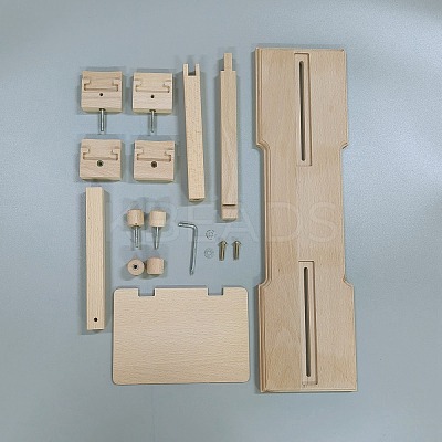 Wooden Cross-stitch Holder TOOL-WH0125-81-1