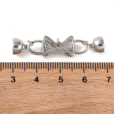 Brass Fold Over Clasps KK-U016-13P-1