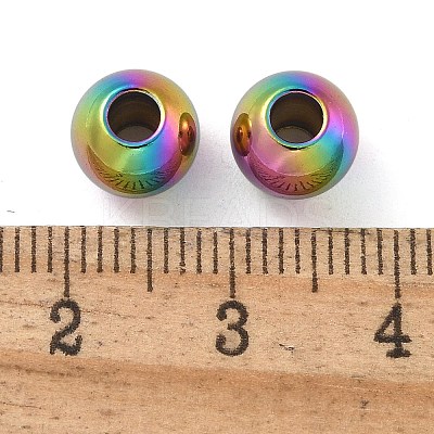 202 Stainless Steel Rondelle Spacer Beads STAS-F094-06A-C-1