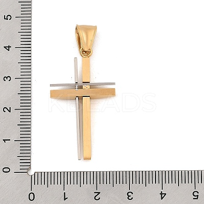 Tarnish Resistant 304 Stainless Steel Pendants STAS-H360-06GP-1-1